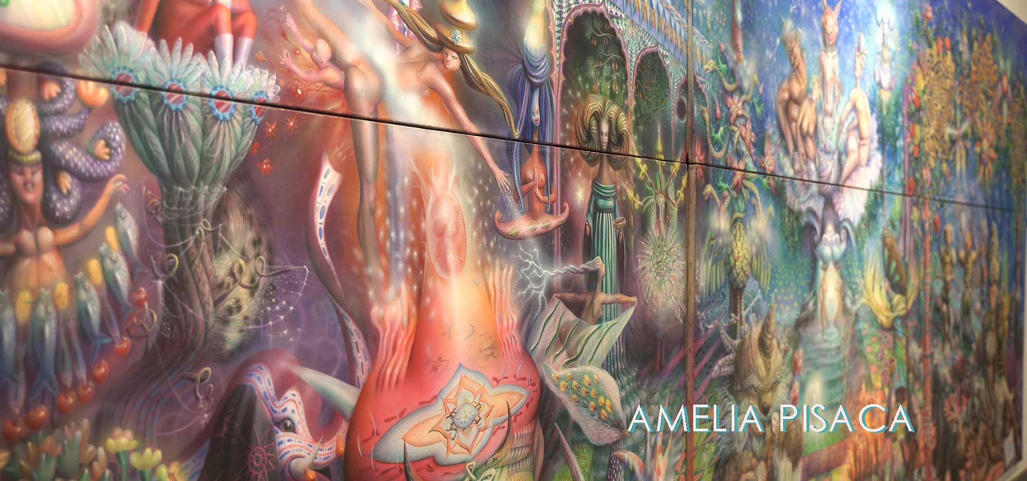 Amelia Pisaca surrealismo y fantasia Pintura surrealista